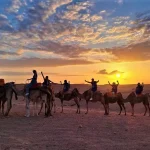 Camel ride in Agafay desert
